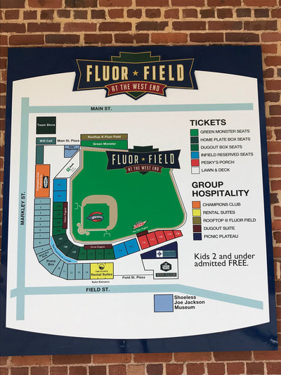 Greenville Drive Seating Chart
